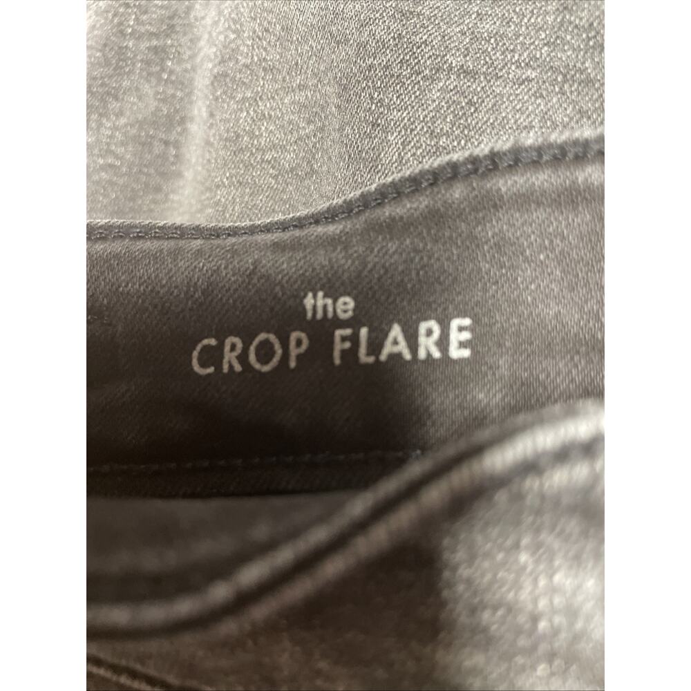 Liverpool Los Angeles The Crop Flare Jeans Shadows Gray Wash Womens Size 4/27 - Picture 8 of 9